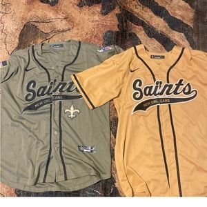 Saints jersey baseball fit size large fits like xl
